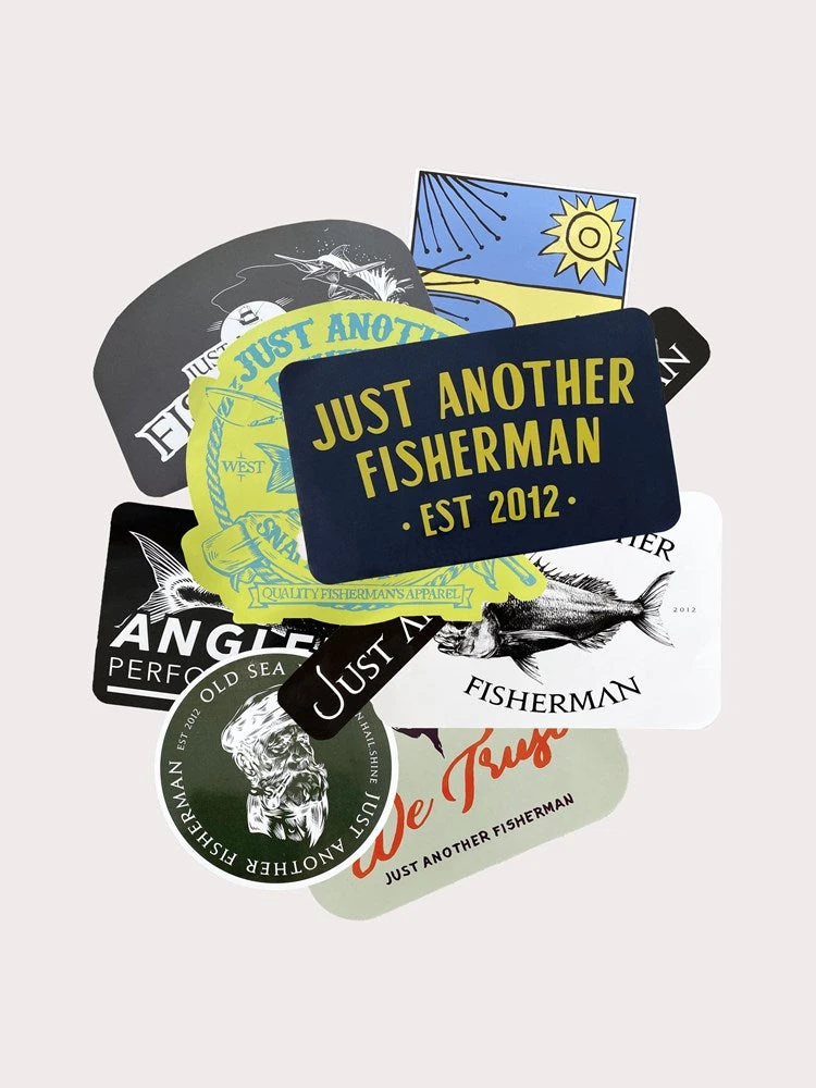 Just Another Fisherman JAF STICKER PACK - MULTI Apparel