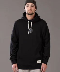 Just Another Fisherman Apparel SWORD PLOTTER HOOD - BLACK