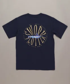 Just Another Fisherman SWORD PLOTTER TEE - NAVY