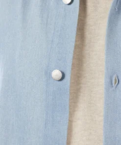 Just Another Fisherman TRANSOM OVER SHIRT - BLUE DENIM Apparel