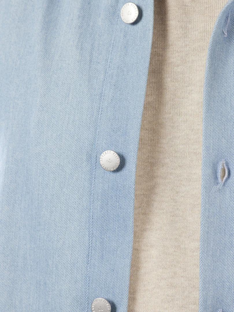 Just Another Fisherman TRANSOM OVER SHIRT - BLUE DENIM Apparel