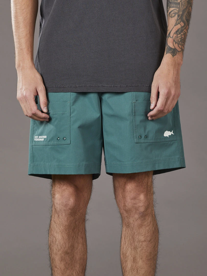 Just Another Fisherman TRAVELLER SHORTS - GREEN