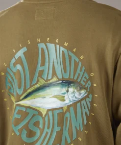 Just Another Fisherman TREV CREW - MILITARY OLIVE Apparel