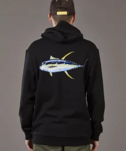 Just Another Fisherman Apparel TUNA HOOD - BLACK