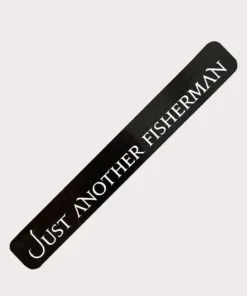 Just Another Fisherman Apparel TYPE LOGO STICKER - BLACK