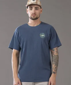 Just Another Fisherman WINTER TREV TEE - OVERDYED MIDNIGHT NAVY