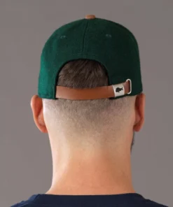 Just Another Fisherman Apparel WOOL DOG CAP - PINE/BROWN