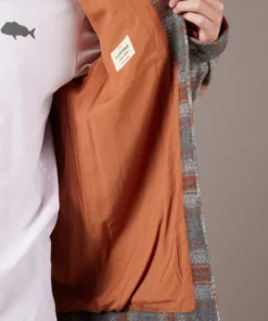 Just Another Fisherman Apparel WOOL HAVEN JACKET - GREY/RUST