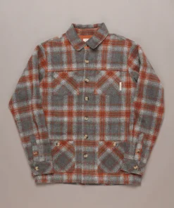 Just Another Fisherman Apparel WOOL HAVEN JACKET - GREY/RUST