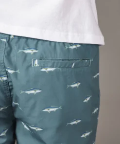 Just Another Fisherman Apparel YELLOWTAIL SHORTS - GREEN